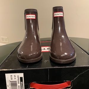 Hunter bradwell ankle boot- brown